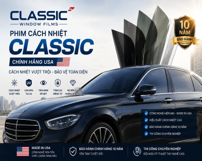 FILM CÁCH NHIỆT CLASSIC USA CHÍNH HÃNG