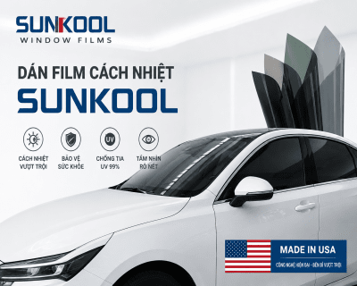 Film Cách Nhiệt SunKool – Giải Pháp Chống Nóng Hiệu Quả Cho Ô Tô Tại Hà Nội