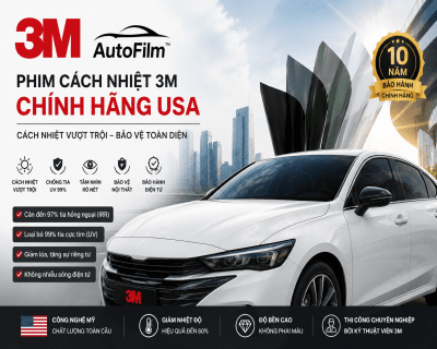 FILM CÁCH NHIỆT 3M CHÍNH HÃNG